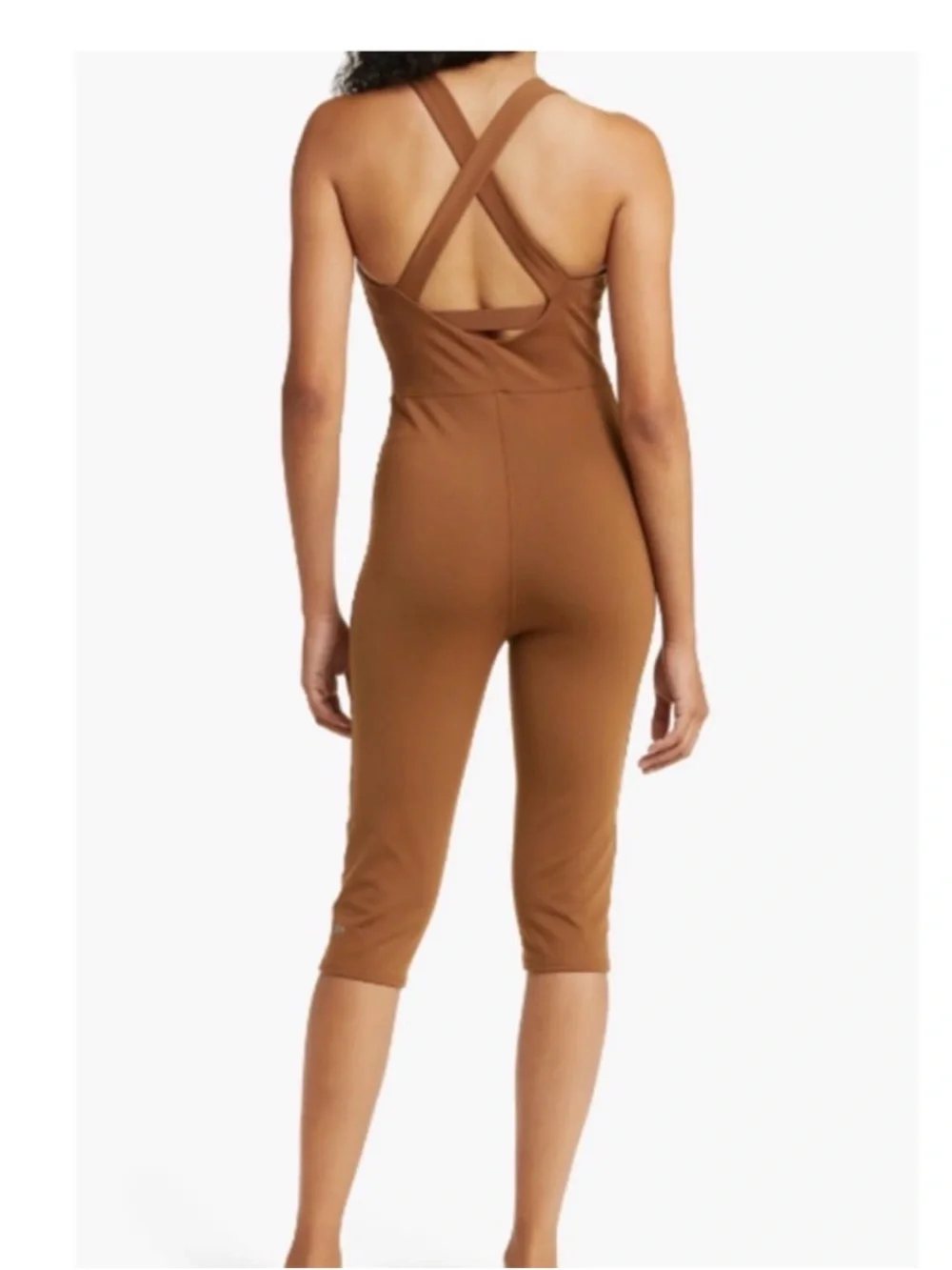 Alo jumpsuit espresso size small worn once in excellent perfect condition